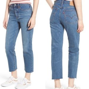 Levi’s Wedgie Raw Hem Jean